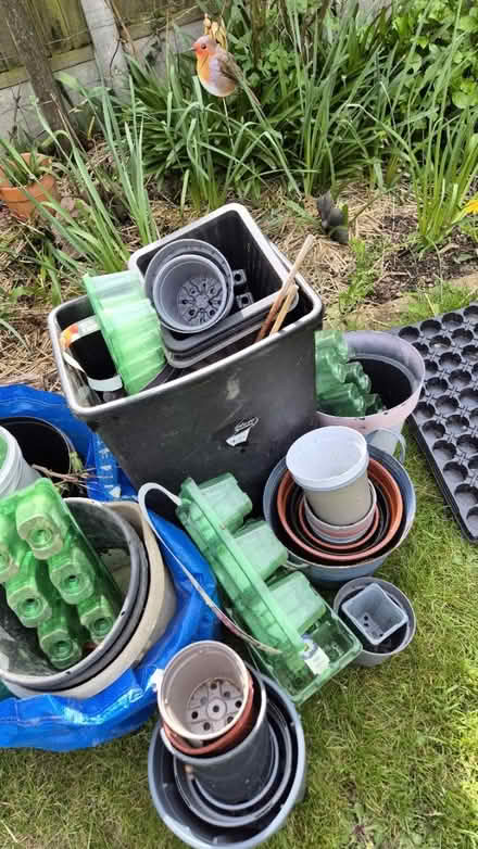 Photo of free Garden pots (ME10) #1