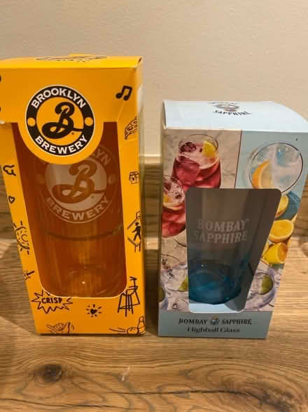Photo of free New: Two boxed drinks glasses (St Albans AL3) #1