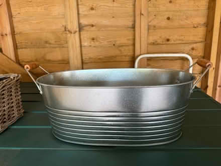 Photo of free Brand New Galvanised Metal Planter (HP2 7) #1