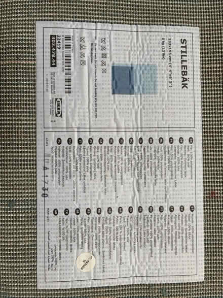 Photo of free Blue Rug Ikea 135x195cm (Camden Town NW1) #3