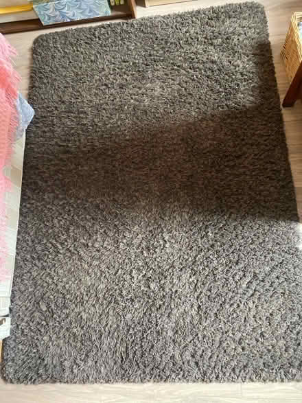 Photo of free Brown shaggy rug (Spotland Bridge OL12) #2