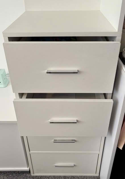 Photo of free Tall storage cabinet. Great for a bedroom or bathroom. (Seal TN15) #1