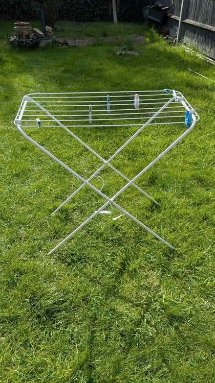Photo of free Shoe rack and small clothes horse (Willesden Green) #2
