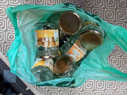 Photo of free Bag of glass jars (Oxford OX33) #1