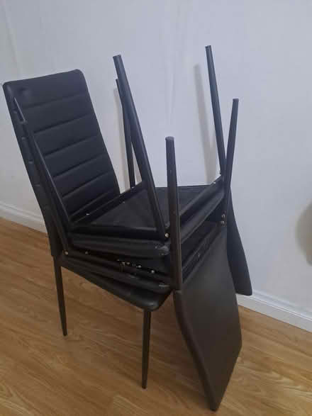 Photo of free 3 Black chairs (Nottingham, Sneinton NG2) #2