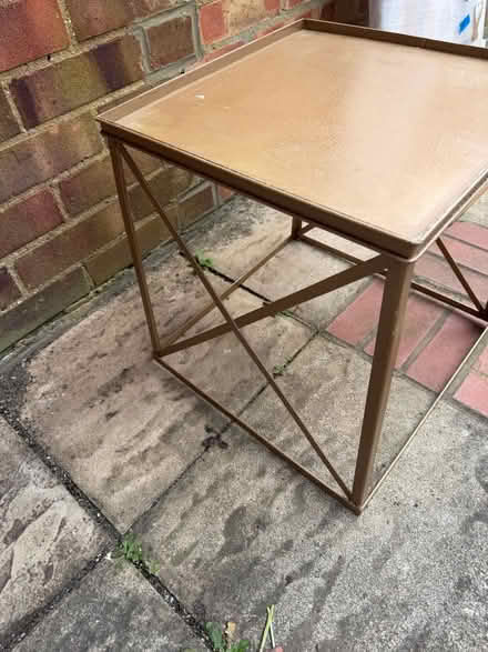 Photo of free Metal table (Hitchin SG4) #2