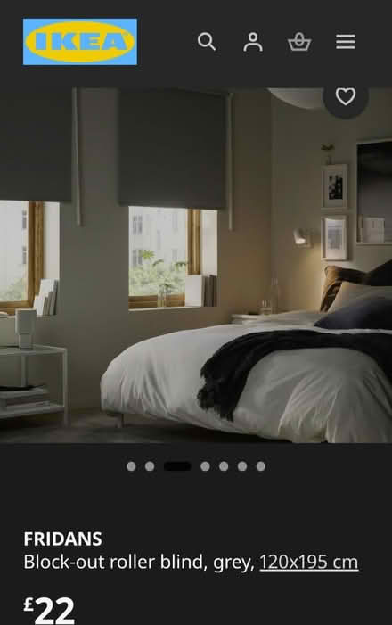 Photo of free IKEA-Block-out roller blind (Coombe Road KT2) #1