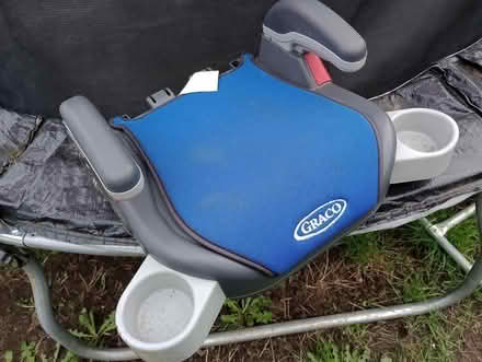 Photo of free Child booster seat with cupholders (Harton, NE34) #2