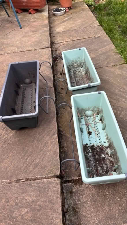 Photo of free Window boxes to hang on rail (North Kingston KT2) #3