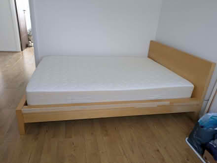 Photo of free IKEA Malm double bed frame (Hook KT9) #1