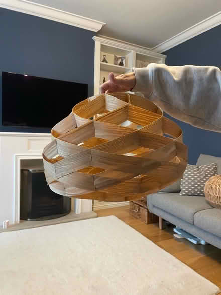 Photo of free Wooden Light shade (Teddington TW11) #1