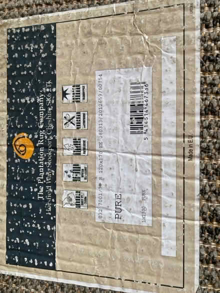 Photo of free Brown shaggy rug (Spotland Bridge OL12) #3