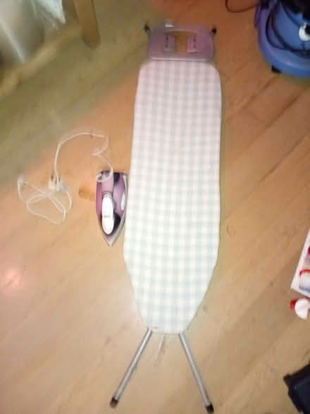 Photo of free Ironing board with Iron. (Blacklands TN34) #1