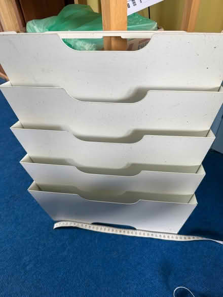 Photo of free Metal rack for filing. Wall mounted. (Burneside LA9) #1