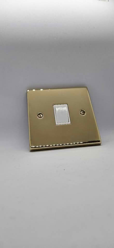 Photo of free 3 x brass light switches (Borough Underground SE1) #1