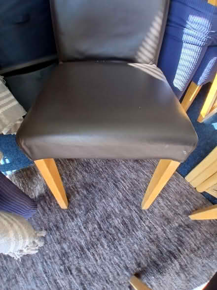 Photo of free 2 high back dining chairs (CW1) #3