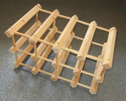 Photo of free Wooden wine rack for 12 bottles (Kingsway BA2) #3