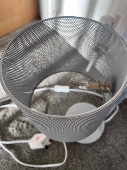 Photo of free Grey little lamps with bulb ASAP GONE (Black Lane M26) #4