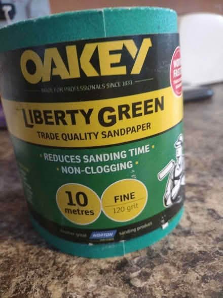 Photo of free 10m of fine sandpaper (Norwich NR7) #1