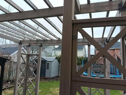 Photo of free Wood Pergola Structure (l1k ob5) #2