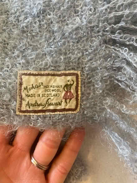 Photo of free Mohair and wool light grey scarf (Peterborough Broadway PE1) #2