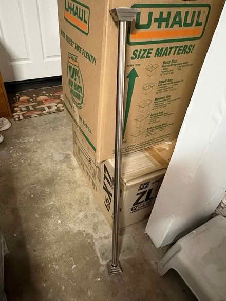 Photo of free Brush Nickel Shower Rod (Sorich Park) #2