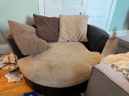 Photo of free Circular sofa (Rathgar) #2