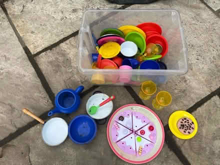 Photo of free Children’s mud kitchen tea set (RH12) #1