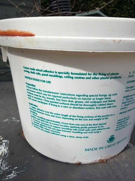 Photo of free Unused mouldings adhesive (Round Spinney) #2