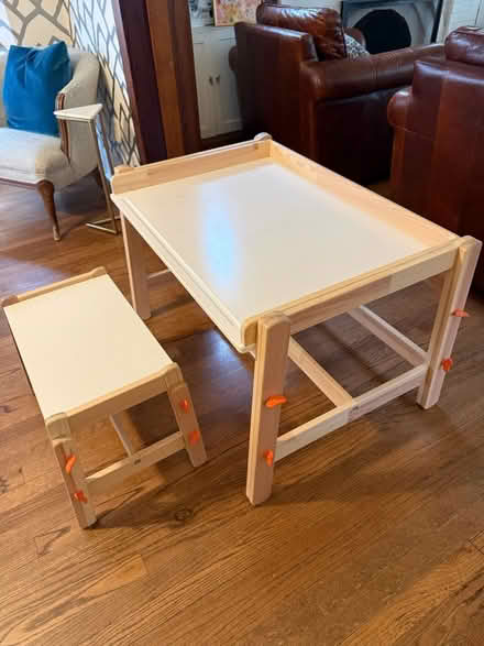 Photo of free IKEA Adjustable Kid’s Desk & Bench (Portage Park, Chicago) #1