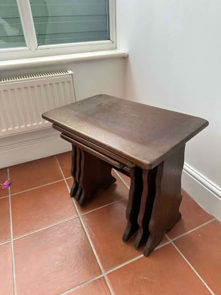 Photo of free Solid Wood Nesting Tables (Se9 2af) #2