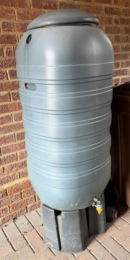 Photo of free Water Butt - 210 litre - plus stand and downpipe diverter (Fleetville AL1) #1