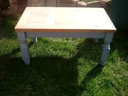 Photo of free Chunky solid coffee table (Long Whatton LE12 5) #2