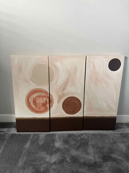 Photo of free Wall art canvas set of three (Earlsdon Coventry) #1