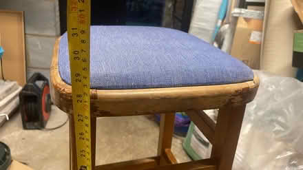 Photo of free Wooden Bar stool (Selmeston) #2