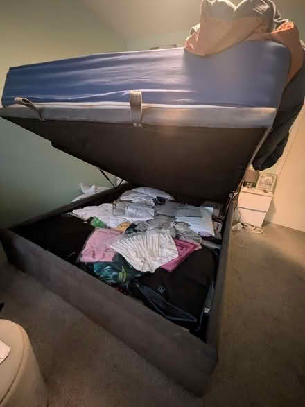 Photo of free Furniture Village king size ottoman bed frame (Bear Cross BH11) #1