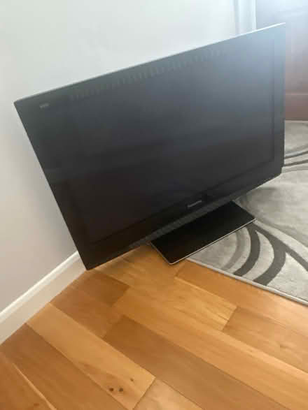 Photo of free Panasonic 42inch plasma tv with smoked glass stand (East Blatchington BN25) #1