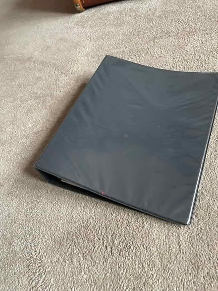 Photo of free 4 ring folder with dividers (Allestree Park DE22) #1