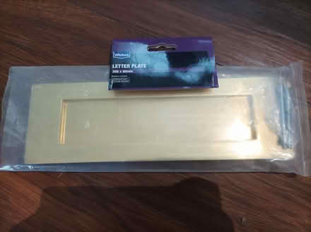 Photo of free Brass letter plate (unused) (NR8 Taverham) #1