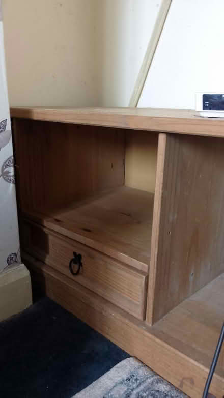 Photo of free Wooden Corona corner TV stand (Sheldon B26) #1