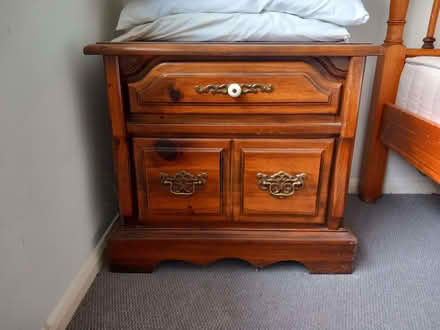Photo of free Bedside/occasional drawers/cupboards x 2 (Cam GL11) #1