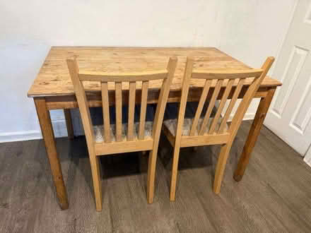 Photo of free Dining Table with a pair of Chairs (Brixton SW4) #3