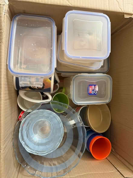 Photo of free Kitchen storage boxes, glass Bowls, some mugs, (Twerton BA1) #1
