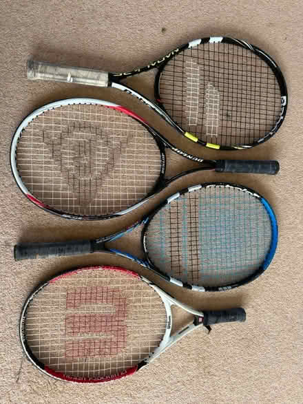 Photo of free Tennis rackets - 3 adult 1 junior (Fernhill Heath WR3) #1