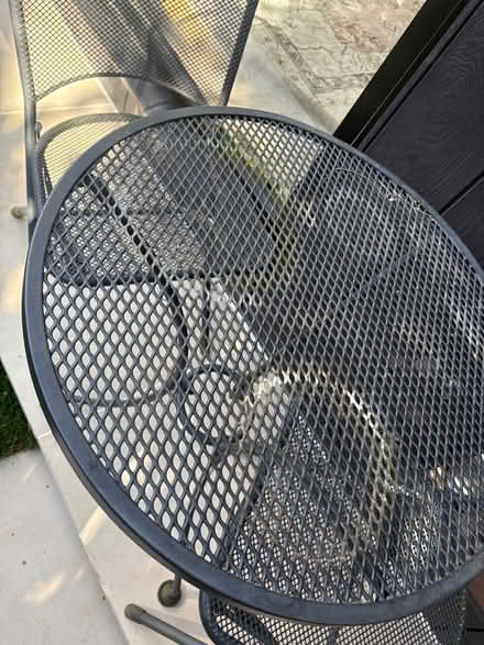 Photo of free Metal garden table and chairs (Kingston Gate KT2) #2