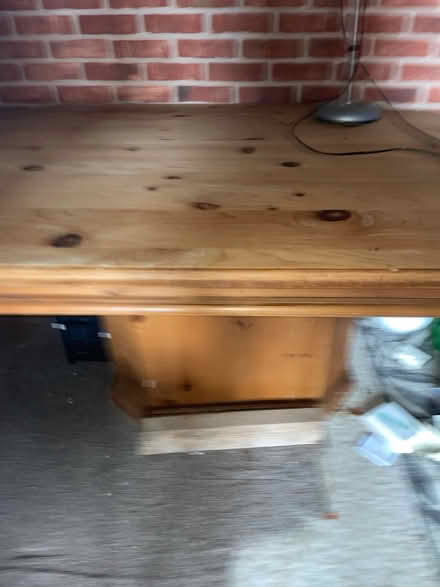 Photo of free pine wood table (loughborough) #2