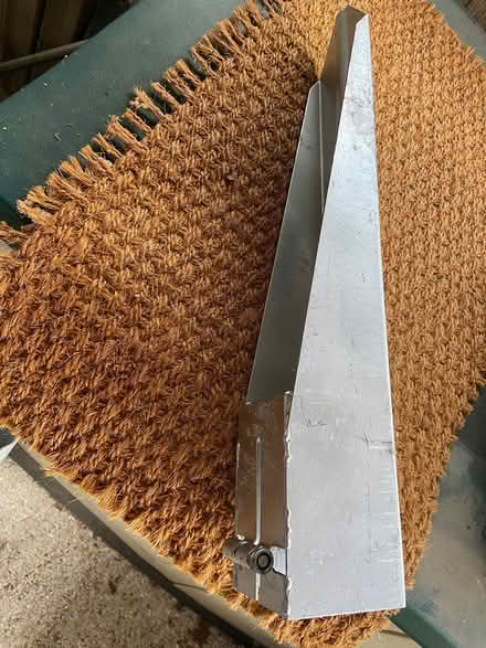 Photo of free 4 metal fence post spikes (Donnington/Speen) #1