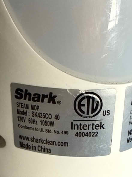Photo of free Shark Steam Mop SK435co (West San Jose 95128) #3