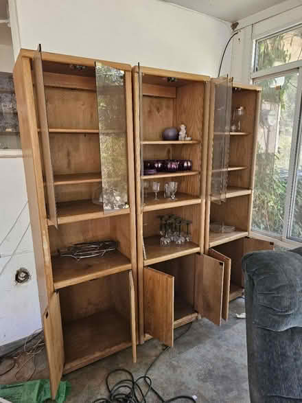 Photo of free Tall hutches with class doors (Los Altos) #1