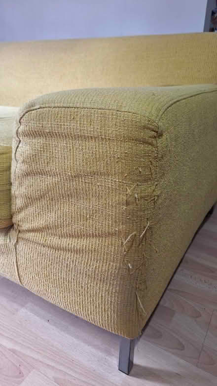 Photo of free SOFA Lime colour (King Edwards road E9) #4